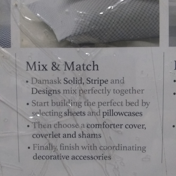 Charter Club Damask Designs Comforter Cover Set - Gray and White - Picture 10 of 14